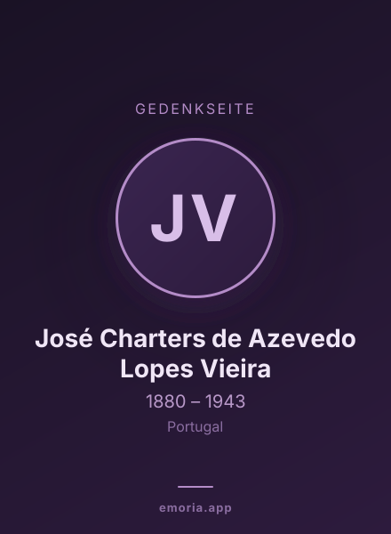 Gedenkportrait von José Charters de Azevedo Lopes Vieira