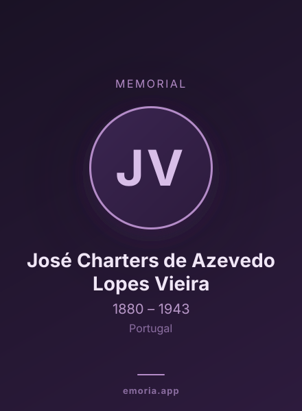 Memorial portrait of José Charters de Azevedo Lopes Vieira