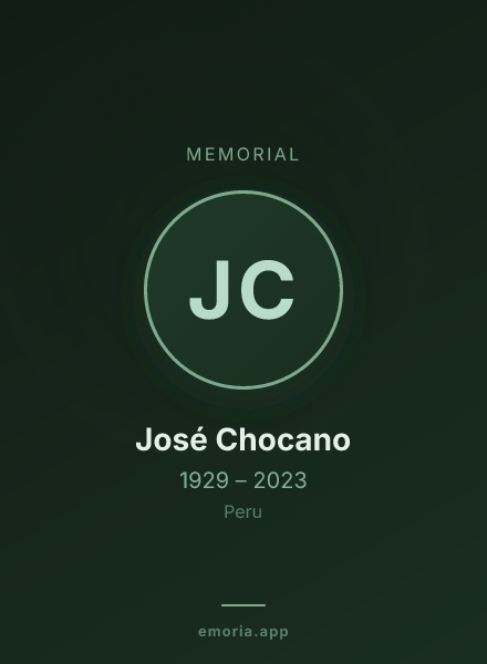 Memorial portrait of José Chocano