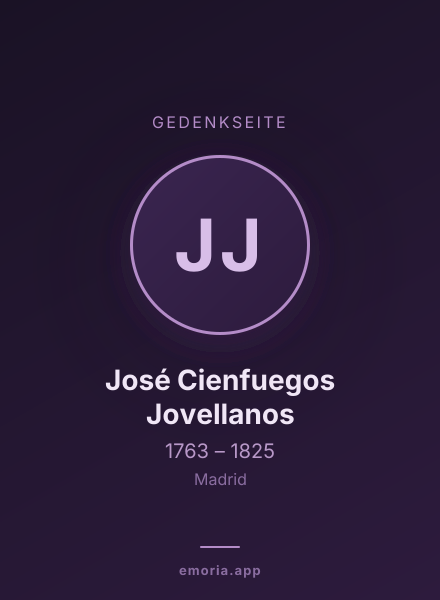 Gedenkportrait von José Cienfuegos Jovellanos