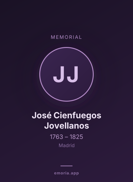 Memorial portrait of José Cienfuegos Jovellanos