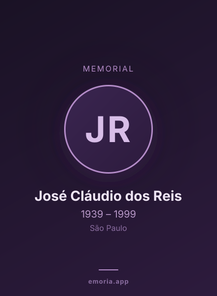 Memorial portrait of José Cláudio dos Reis