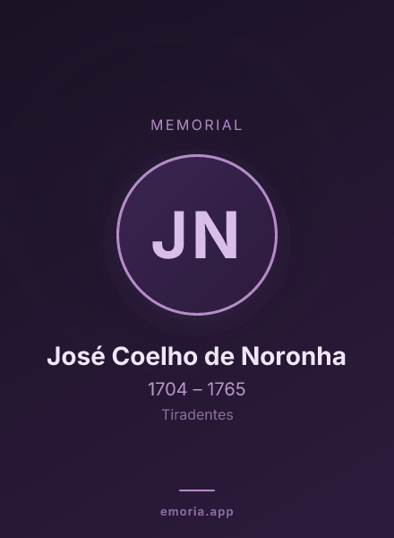 Memorial portrait of José Coelho de Noronha