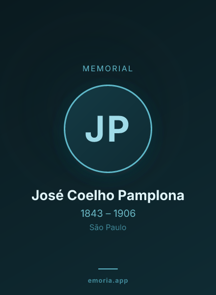 Memorial portrait of José Coelho Pamplona