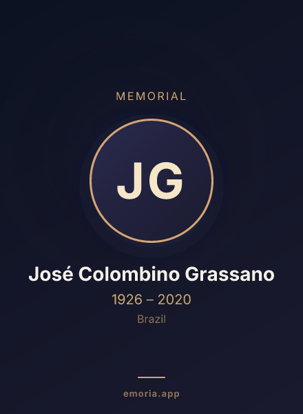 Memorial portrait of José Colombino Grassano
