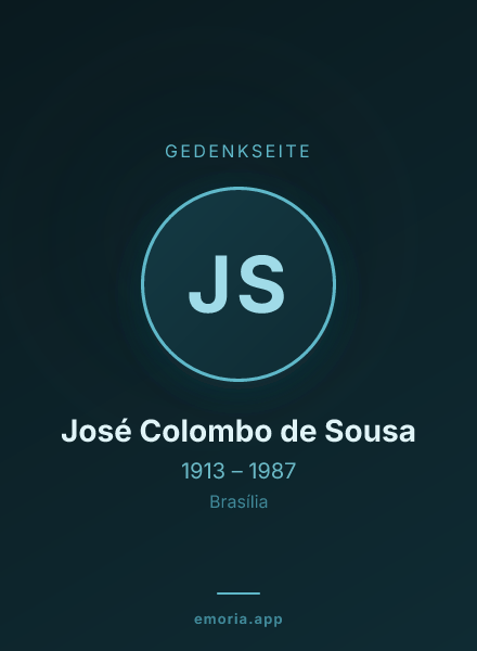 Gedenkportrait von José Colombo de Sousa