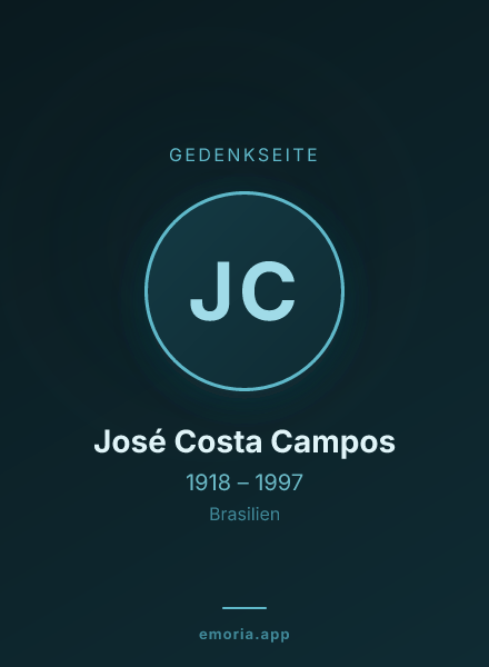 Gedenkportrait von José Costa Campos