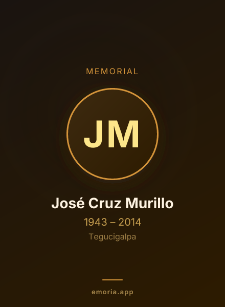 Memorial portrait of José Cruz Murillo