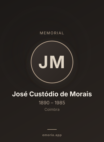 Memorial portrait of José Custódio de Morais