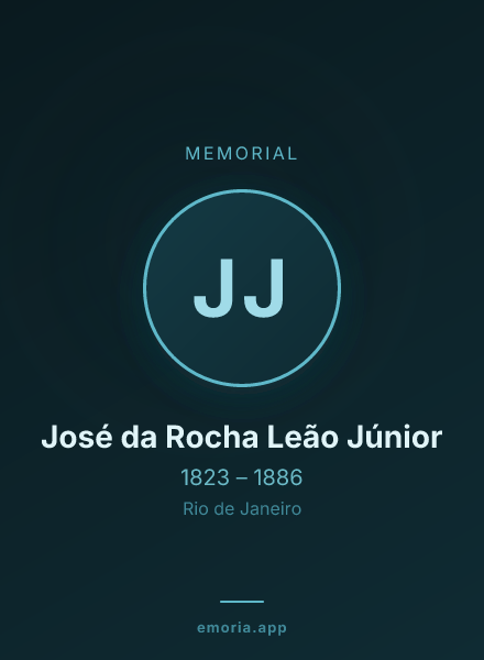 Memorial portrait of José da Rocha Leão Júnior