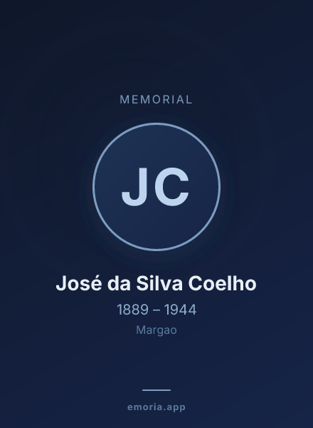 Memorial portrait of José da Silva Coelho