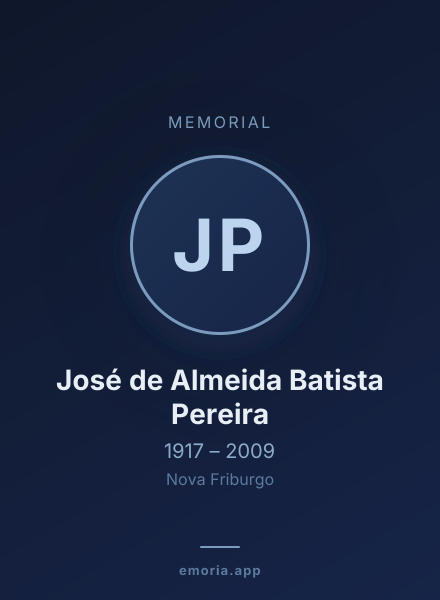 Memorial portrait of José de Almeida Batista Pereira