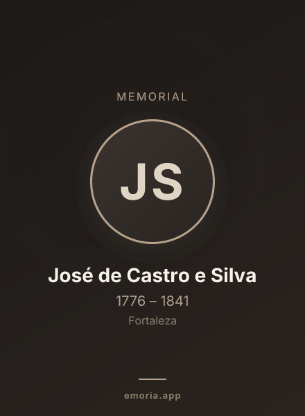 Memorial portrait of José de Castro e Silva
