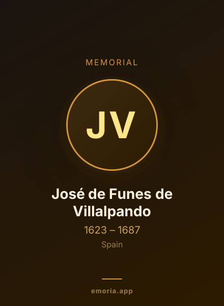 Memorial portrait of José de Funes de Villalpando