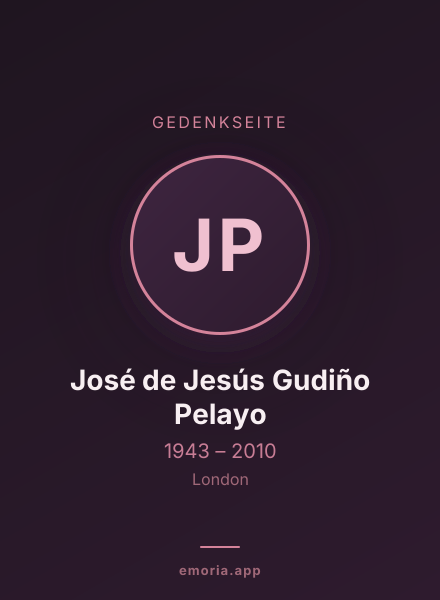 Gedenkportrait von José de Jesús Gudiño Pelayo
