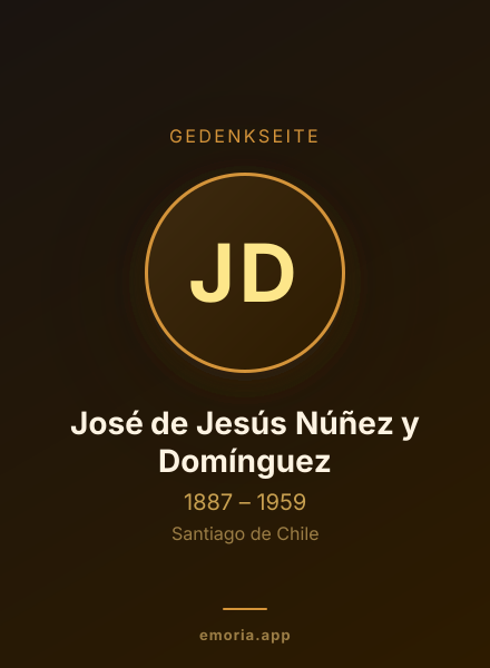 Gedenkportrait von José de Jesús Núñez y Domínguez
