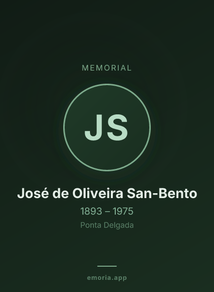 Memorial portrait of José de Oliveira San-Bento