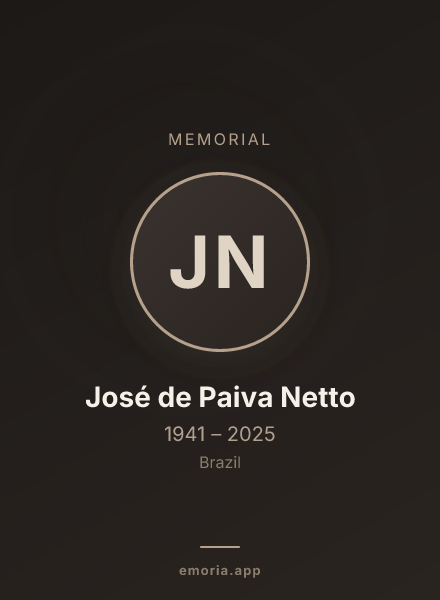 Memorial portrait of José de Paiva Netto