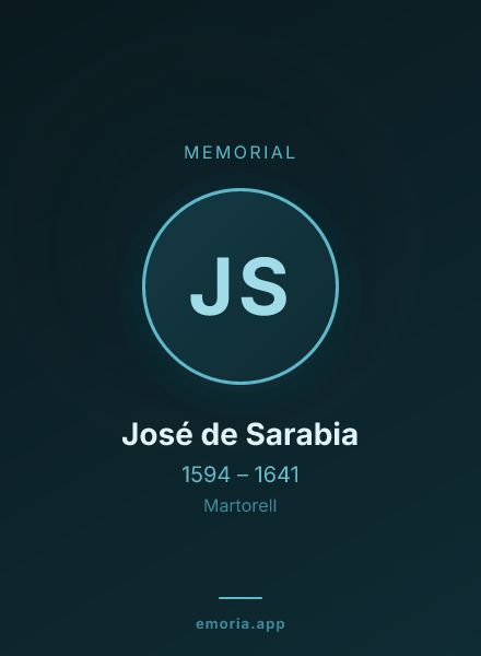 Memorial portrait of José de Sarabia