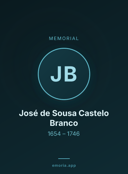 Memorial portrait of José de Sousa Castelo Branco