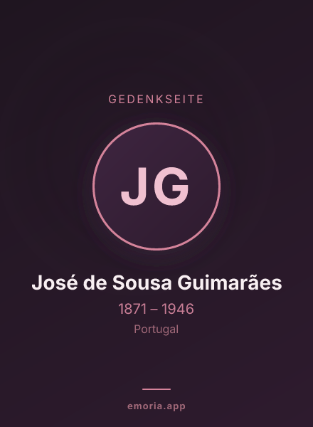 Gedenkportrait von José de Sousa Guimarães