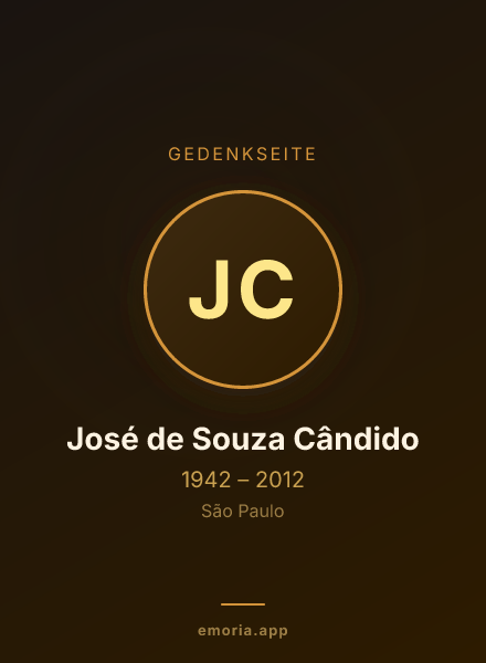 Gedenkportrait von José de Souza Cândido