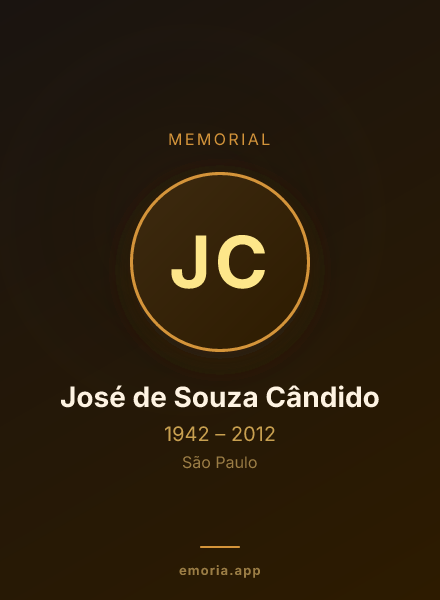 Memorial portrait of José de Souza Cândido