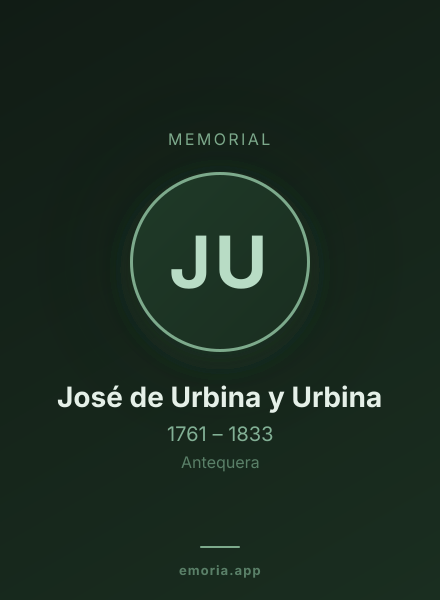Memorial portrait of José de Urbina y Urbina