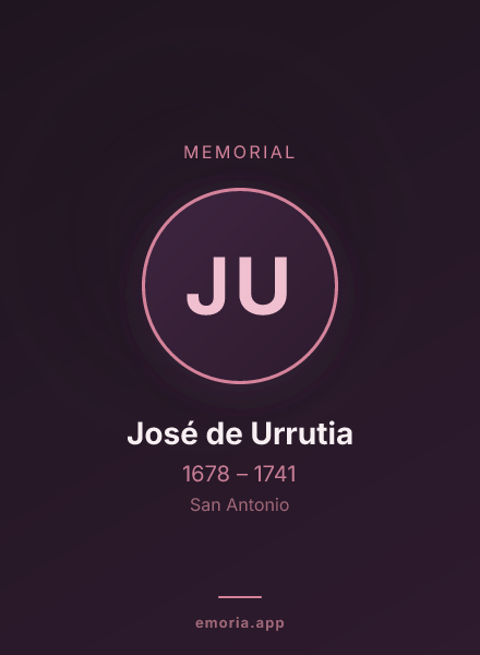 Memorial portrait of José de Urrutia