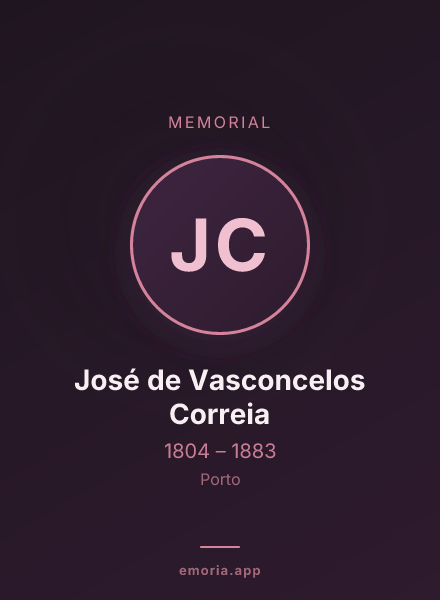Memorial portrait of José de Vasconcelos Correia