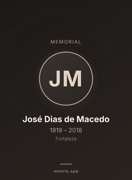 Memorial portrait of José Dias de Macedo