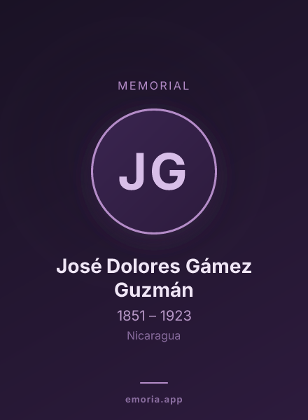 Memorial portrait of José Dolores Gámez Guzmán