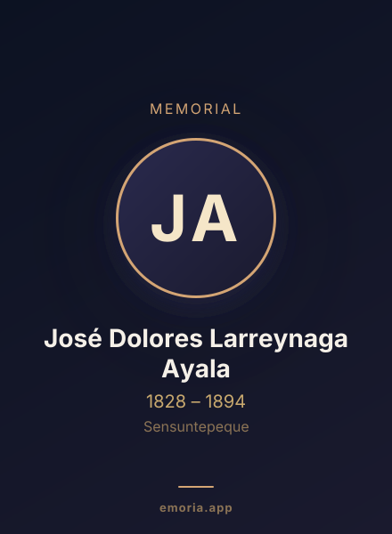 Memorial portrait of José Dolores Larreynaga Ayala