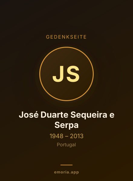 Gedenkportrait von José Duarte Sequeira e Serpa