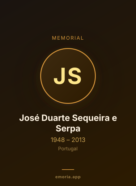 Memorial portrait of José Duarte Sequeira e Serpa