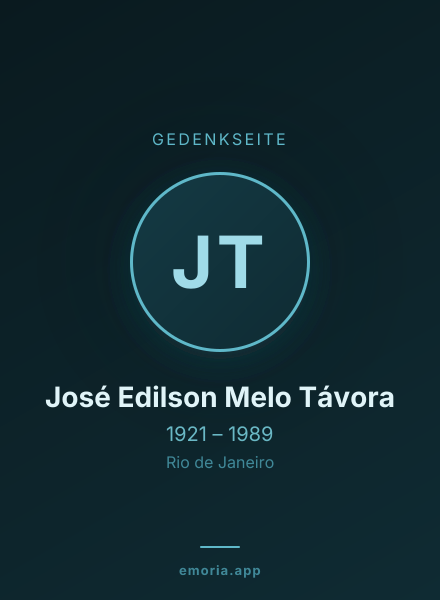Gedenkportrait von José Edilson Melo Távora