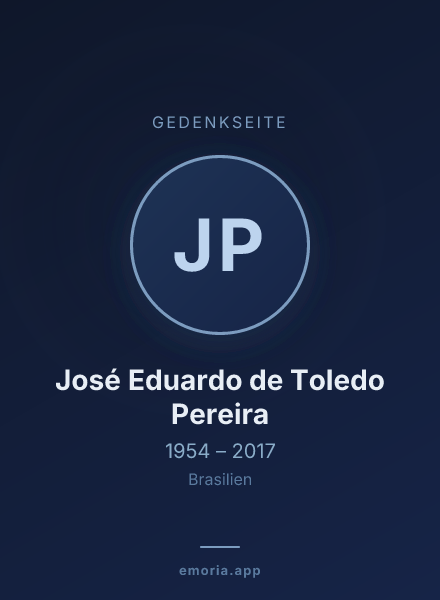 Gedenkportrait von José Eduardo de Toledo Pereira