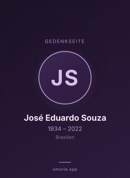 Gedenkportrait von José Eduardo Souza