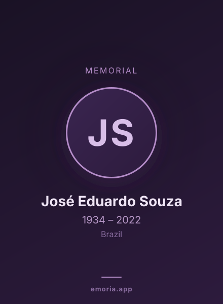Memorial portrait of José Eduardo Souza