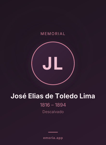Memorial portrait of José Elias de Toledo Lima