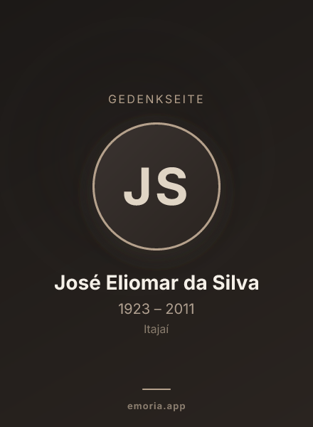 Gedenkportrait von José Eliomar da Silva