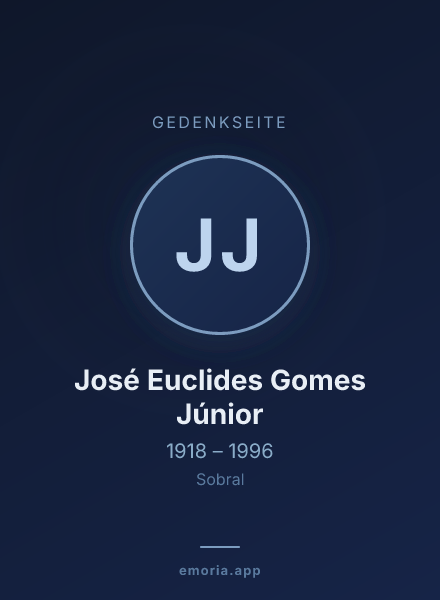 Gedenkportrait von José Euclides Gomes Júnior