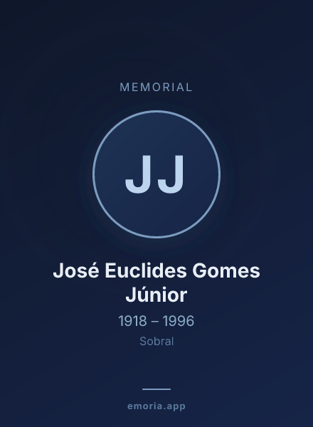 Memorial portrait of José Euclides Gomes Júnior