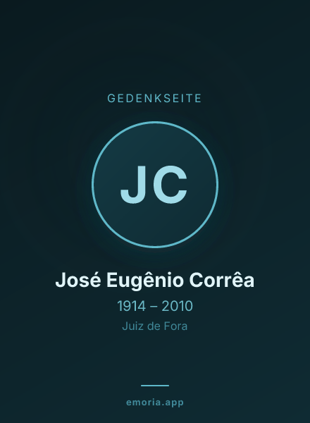 Gedenkportrait von José Eugênio Corrêa