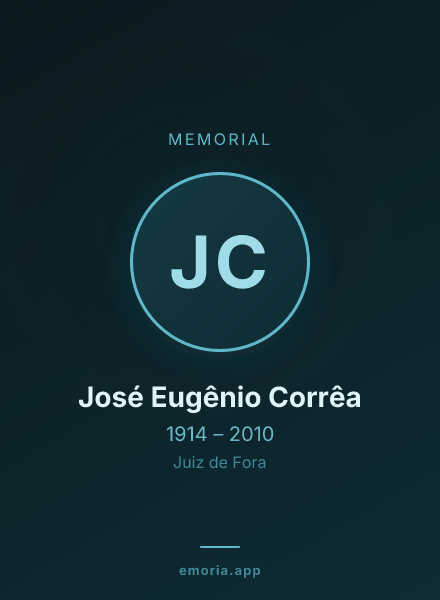 Memorial portrait of José Eugênio Corrêa