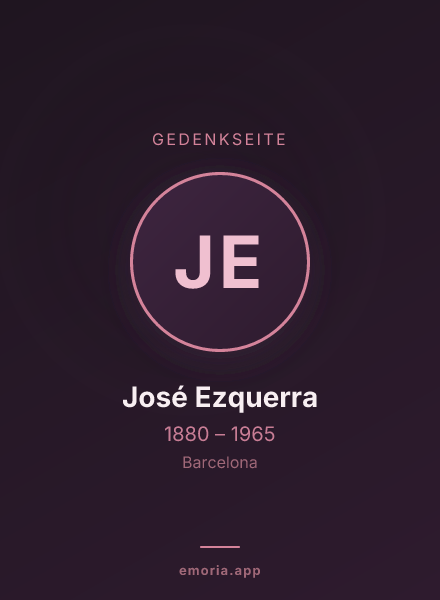 Gedenkportrait von José Ezquerra