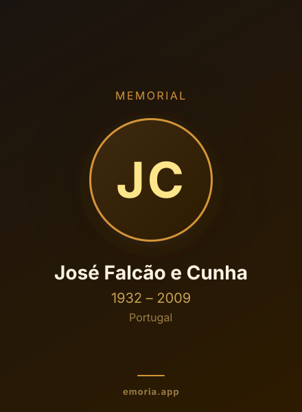 Memorial portrait of José Falcão e Cunha