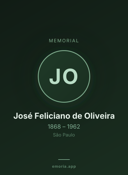 Memorial portrait of José Feliciano de Oliveira