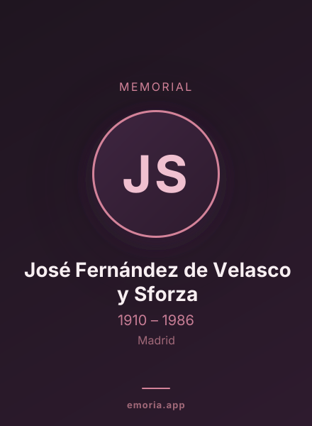 Memorial portrait of José Fernández de Velasco y Sforza