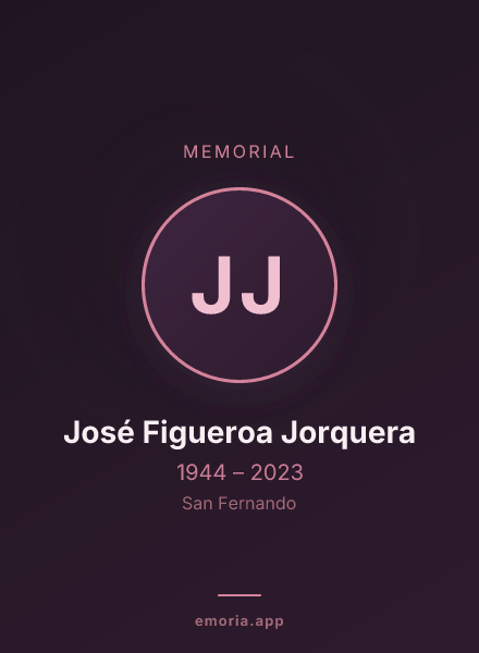 Memorial portrait of José Figueroa Jorquera